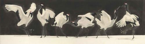 Red Crowned Cranes