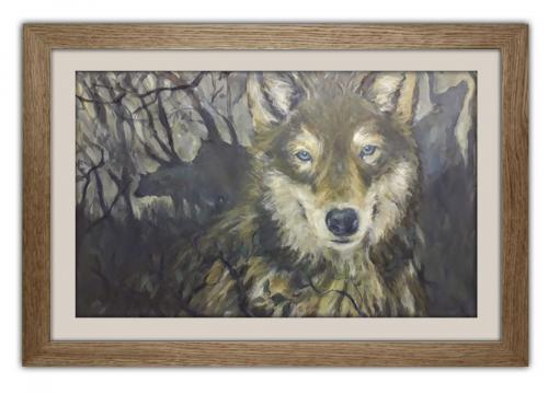 Wolf. Acrylic